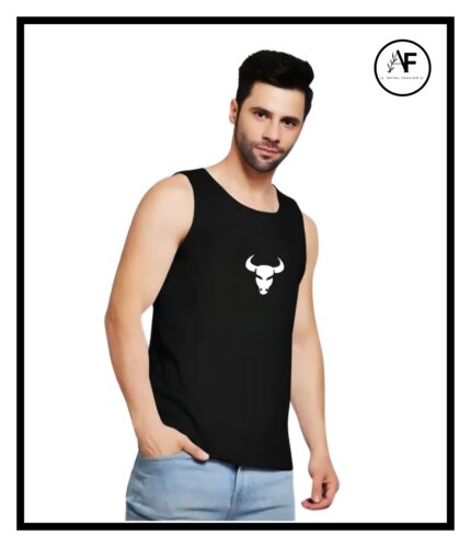 NeverMind Vibe" Sleevelessb Black Gym T-shirt